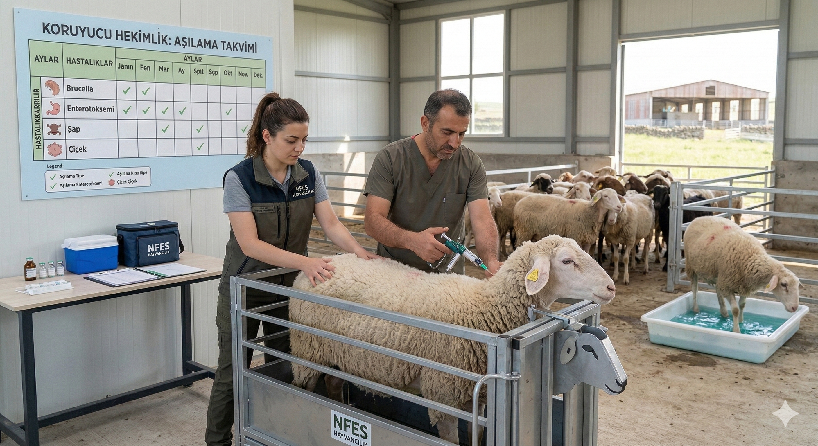 Koruyucu Hekimlik: Küçükbaş Hayvanlarda Aşılama Takvimi ve Hastalık Yönetimi